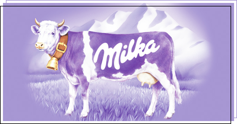 Чому в Мілки Фіолетова корова?